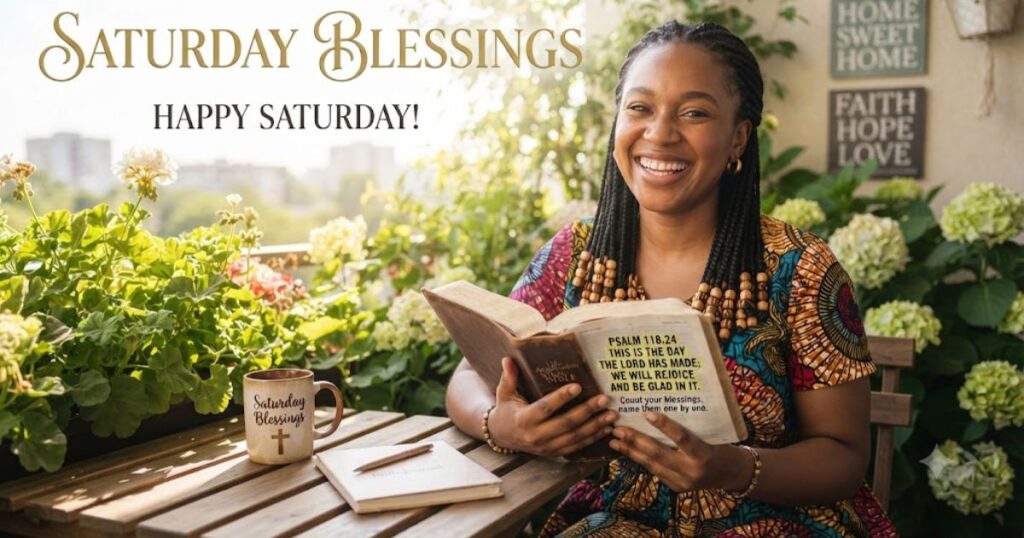 African American Saturday Blessings with Bible Verses