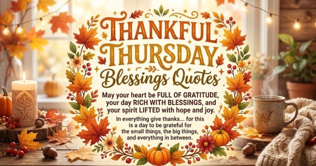 Thankful Thursday Blessings Quotes