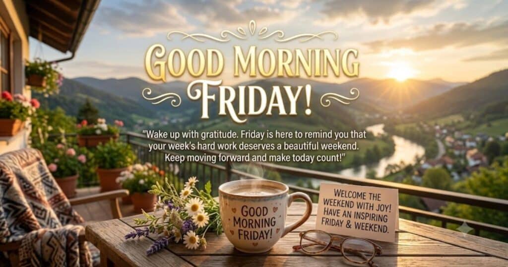 Inspiring Good Morning Friday Wishes