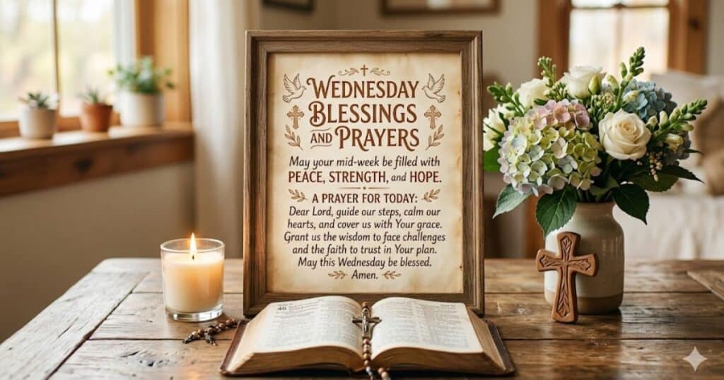 Wednesday Blessings and Prayers Images