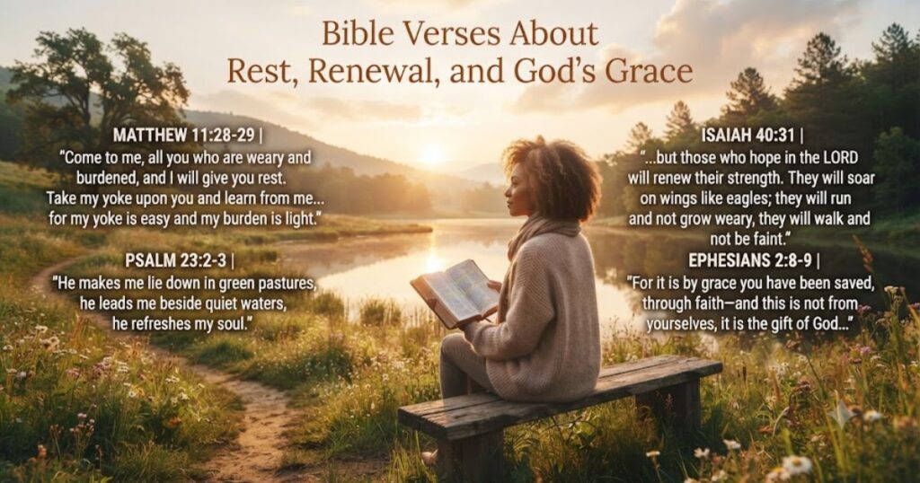 Bible Verses About Rest, Renewal, and God’s Grace