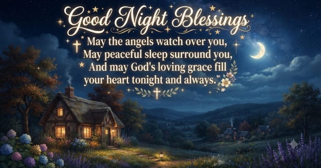 Good Night Blessings Images with Quotes