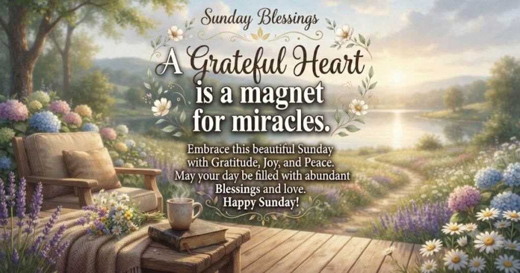 Grateful Heart Sunday Blessings Quotes