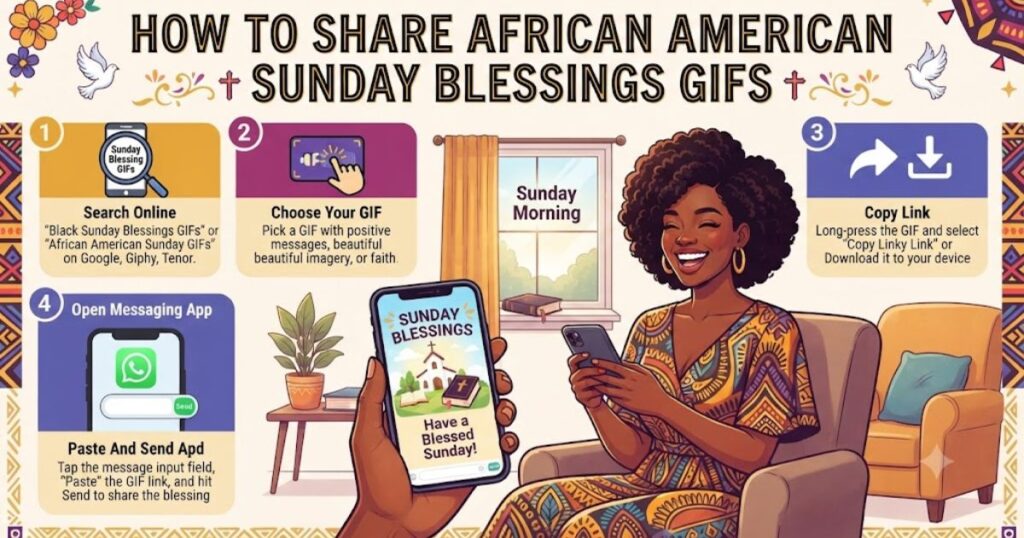 How to Share African American Sunday Blessings GIFs