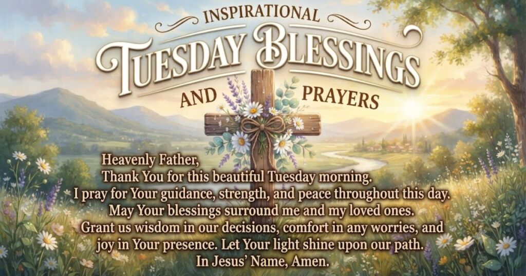 Inspirational Tuesday Blessings and Prayers