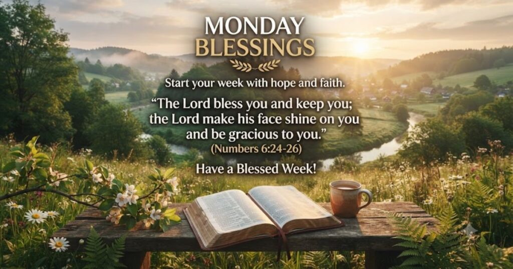 Monday Blessings with Bible Verses