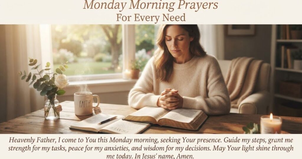 Monday Morning Prayers for Every Need