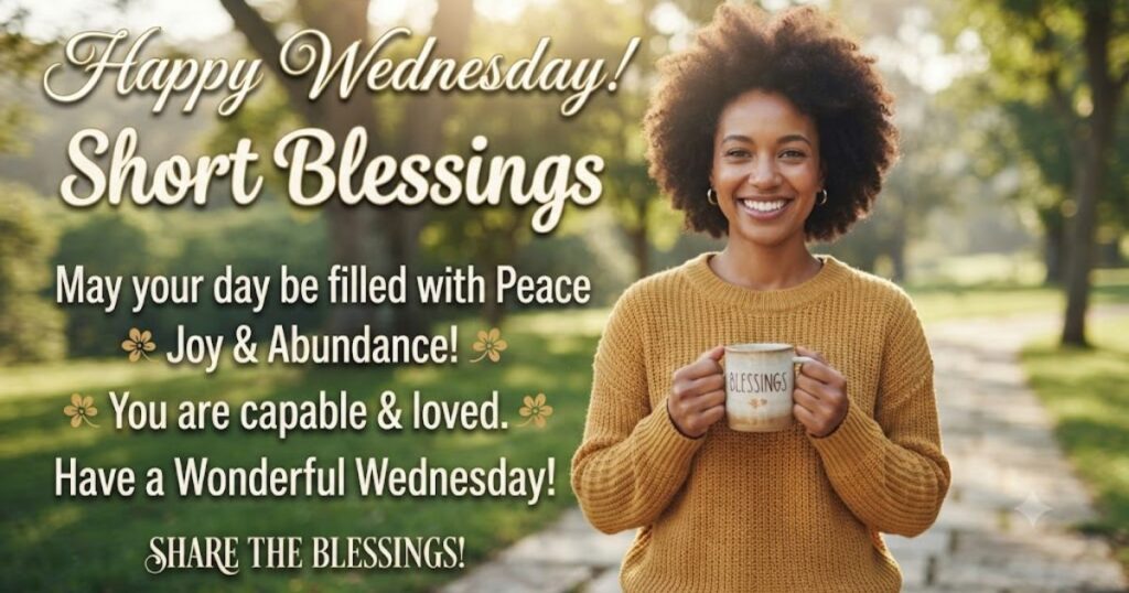Short African American Wednesday Blessings to Share