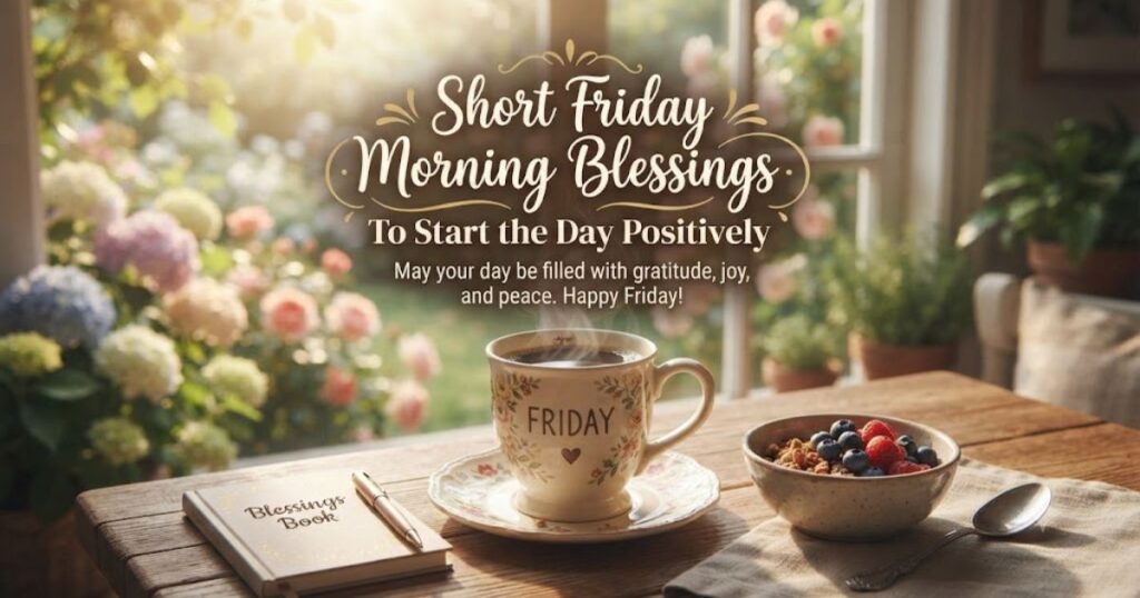 Short Friday Morning Blessings to Start the Day Positively