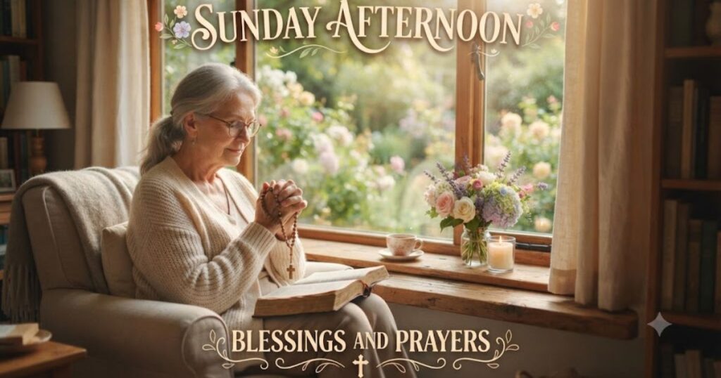 Sunday Afternoon Blessings and Prayers