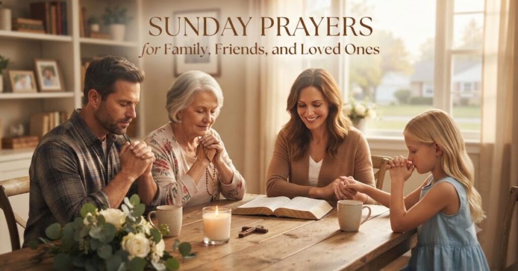 Sunday Prayers for Family, Friends, and Loved Ones