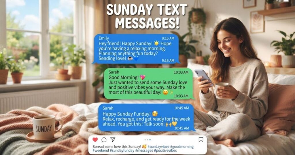 Sunday Text Messages for Social Media