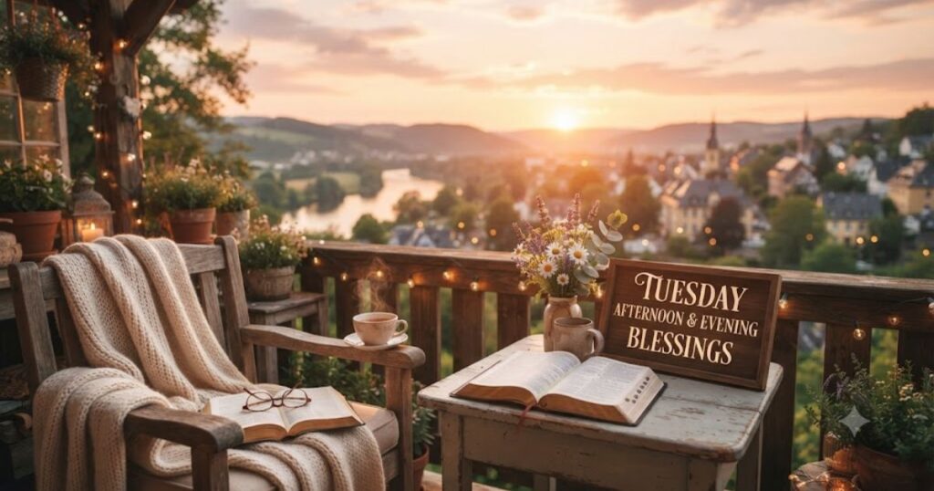 Tuesday Afternoon and Evening Blessings