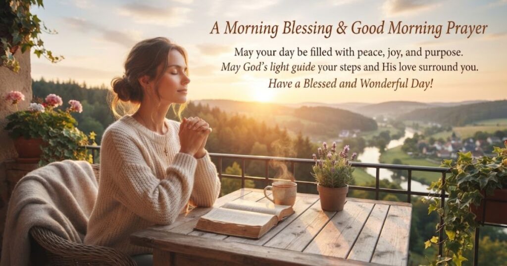 A Morning Blessing and Good Morning Prayer for Your Day