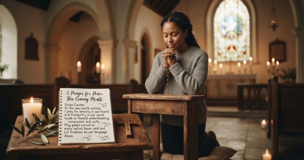 A Prayer for Peace This Coming Month
