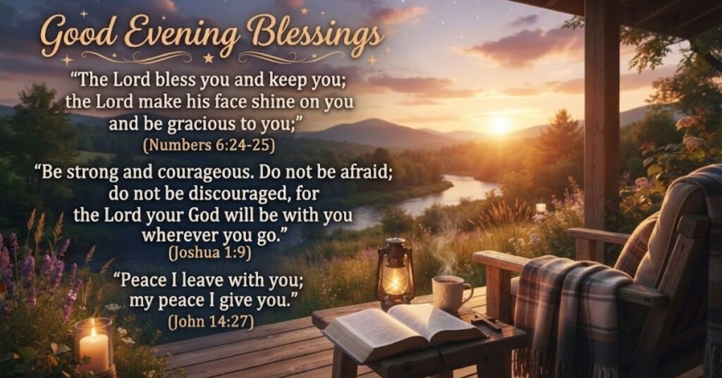 Good Evening Blessings With Bible Verses