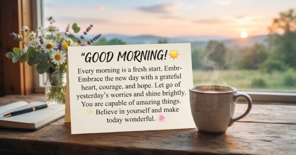 Inspirational Good Morning Quotes