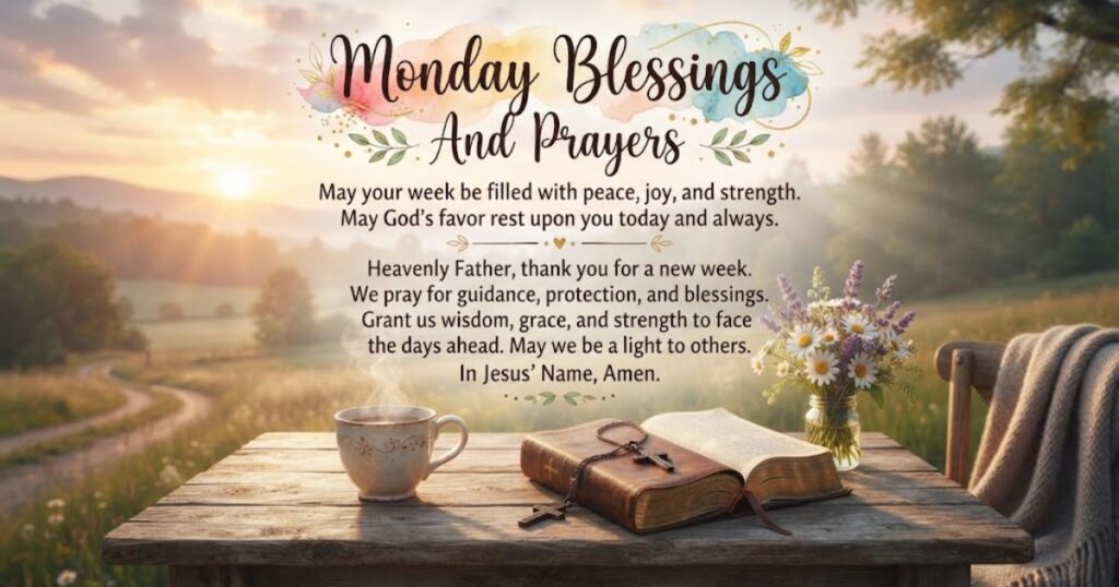 Monday Blessings And Prayers