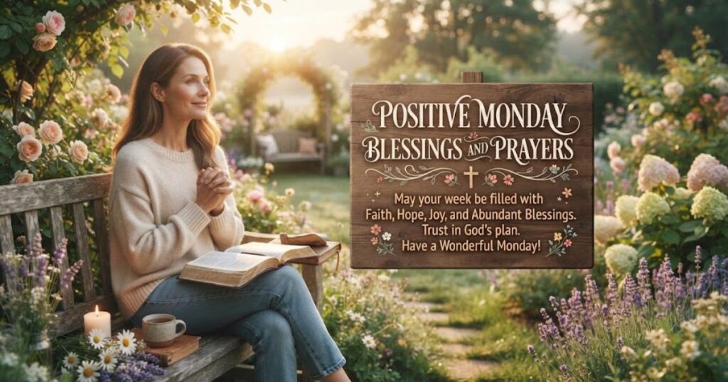 Positive Monday Blessings and Prayers