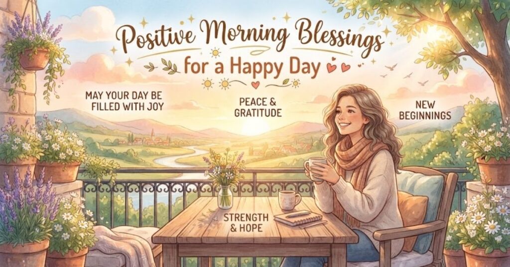 Positive Morning Blessings for a Happy Day