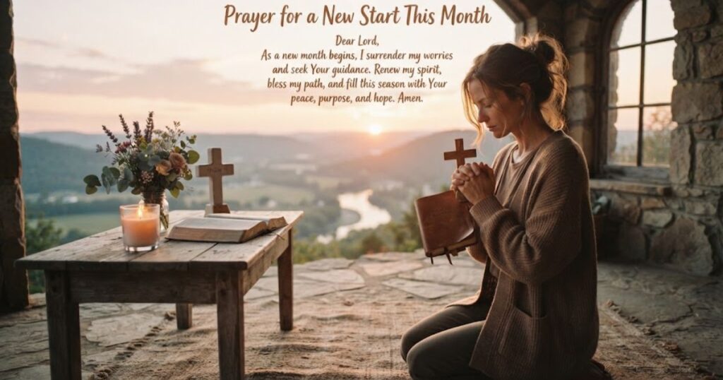 Prayer for a New Start This Month