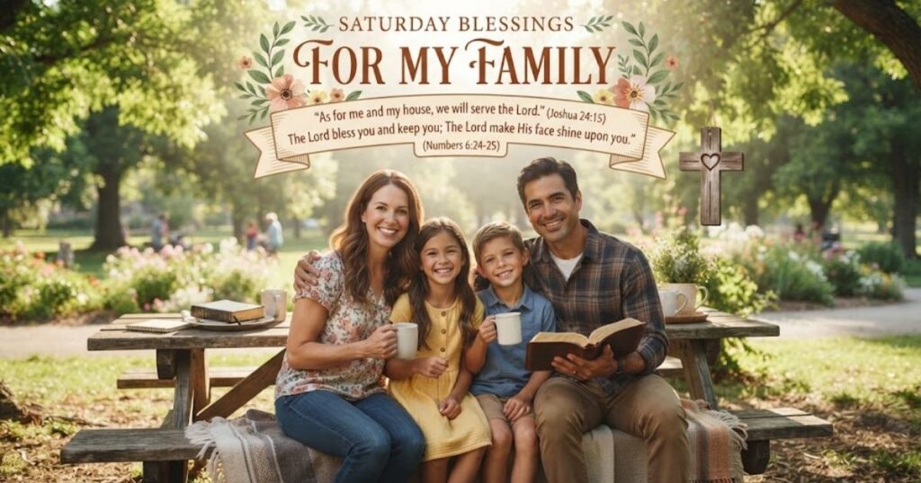 Saturday Blessings for Family with Bible Verses