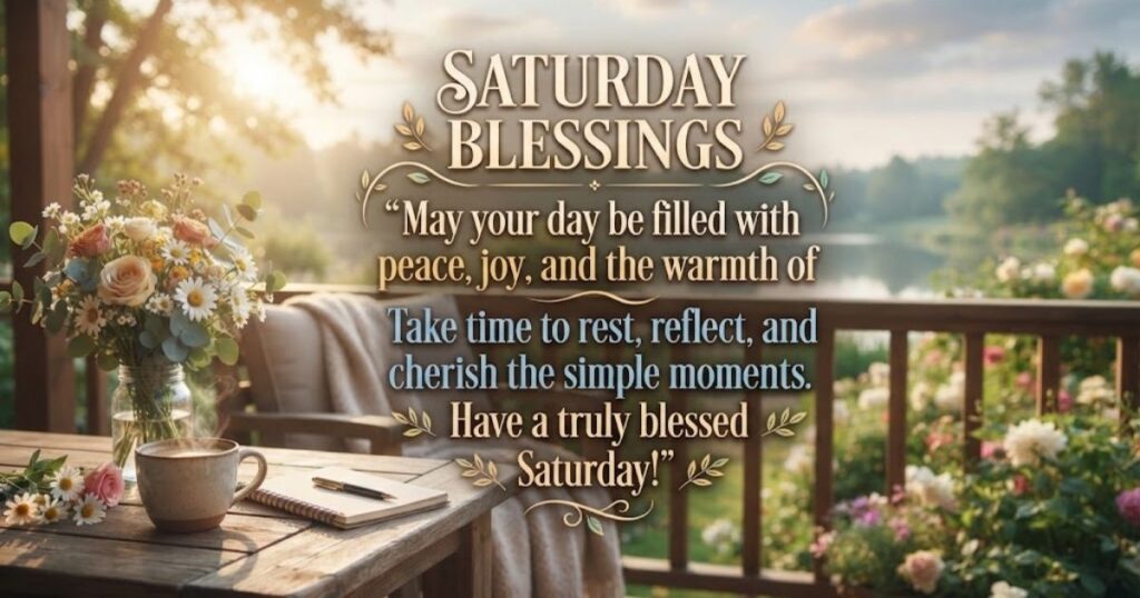 Saturday Blessings Quotes