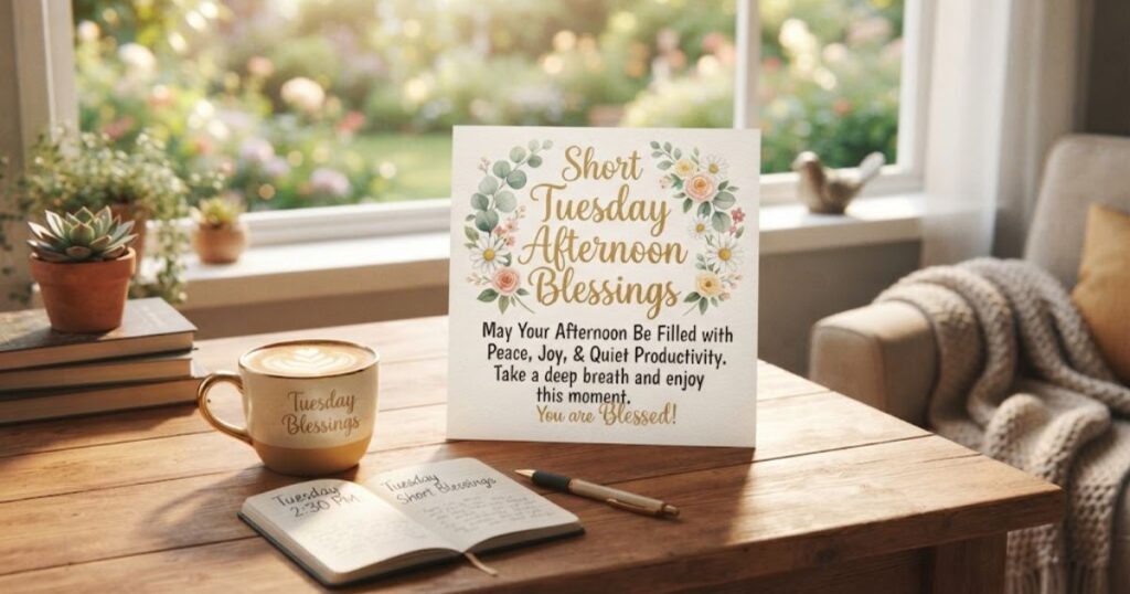 Short Tuesday Afternoon Blessings