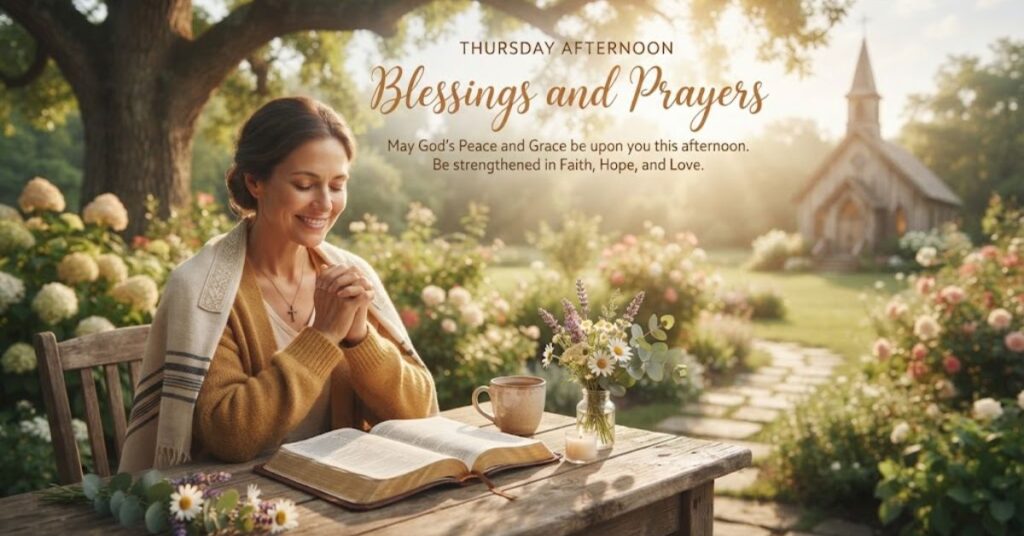 Thursday Afternoon Blessings and Prayers