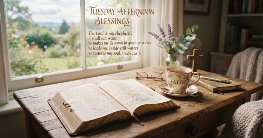 Tuesday Afternoon Blessings with Bible Verses