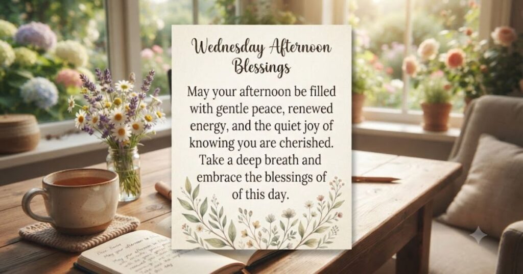 Wednesday Afternoon Blessings Quotes