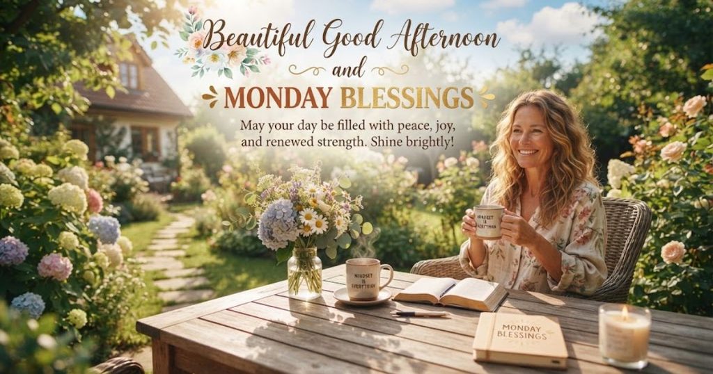 Beautiful Good Afternoon Monday Blessings