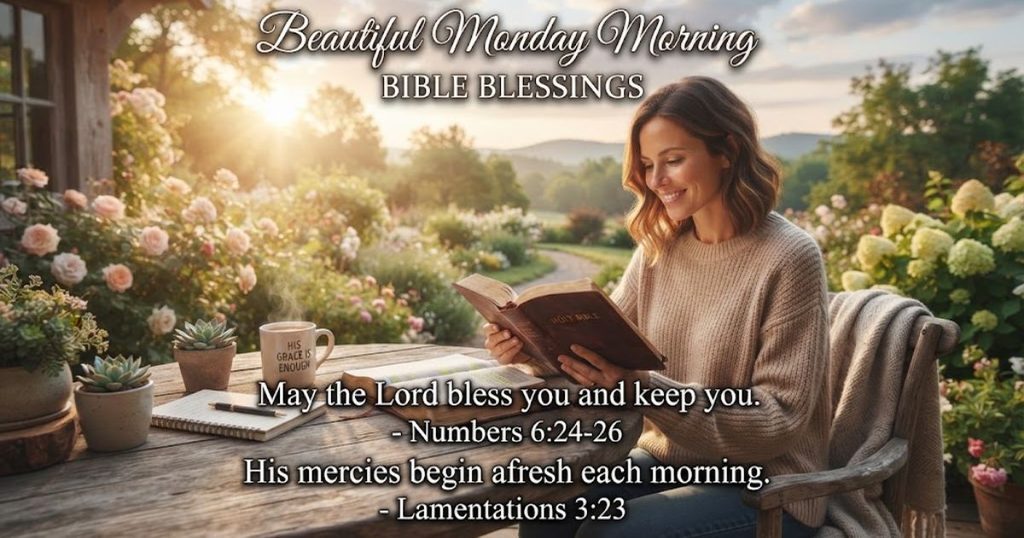 Beautiful Monday Morning Bible Blessings
