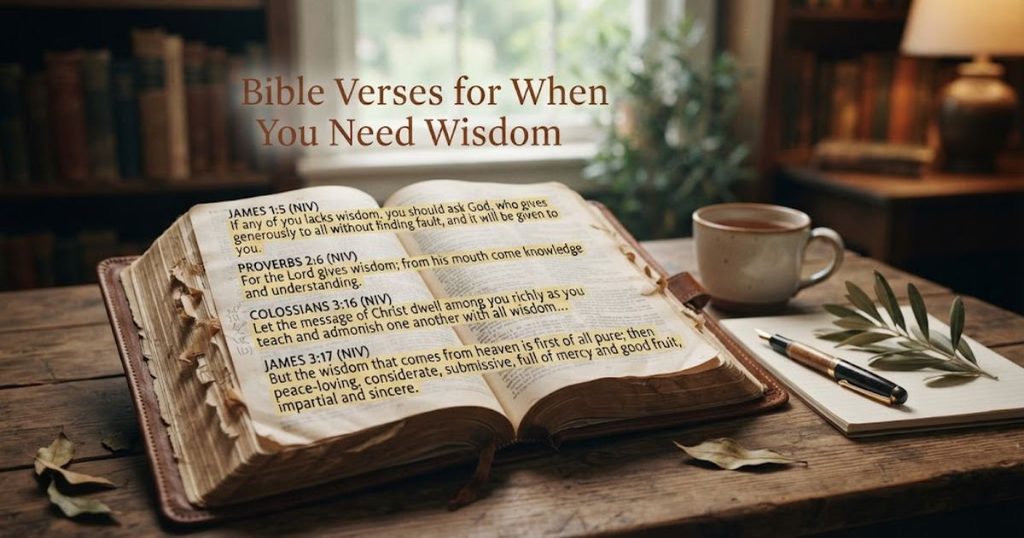 Bible Verses for When You Need Wisdom