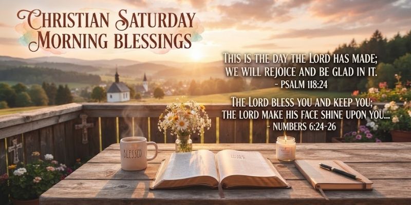 Christian Saturday Morning Blessings With Bible Verses