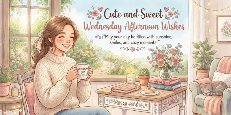 Cute and Sweet Wednesday Afternoon Wishes