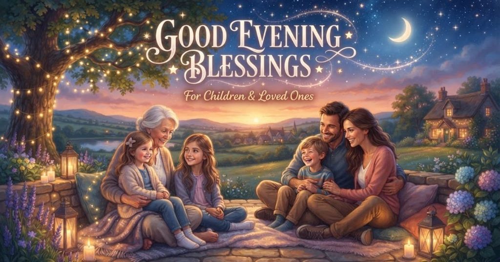 Good Evening Blessings for Children and Loved Ones