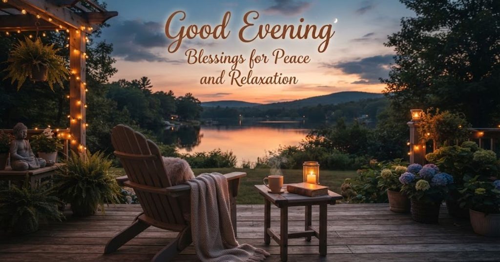 Good Evening Blessings for Peace and Relaxation