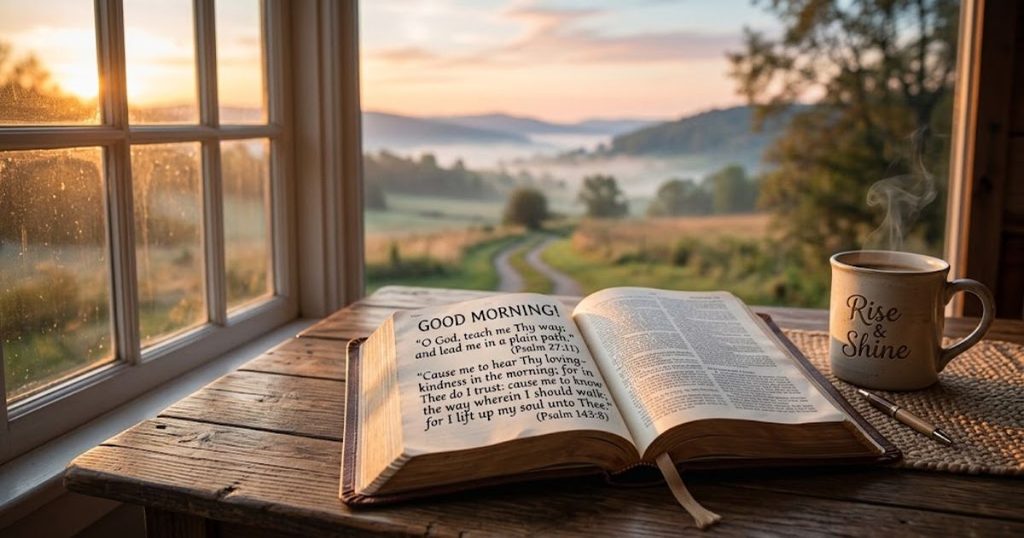 Good Morning Bible Verses for God’s Guidance