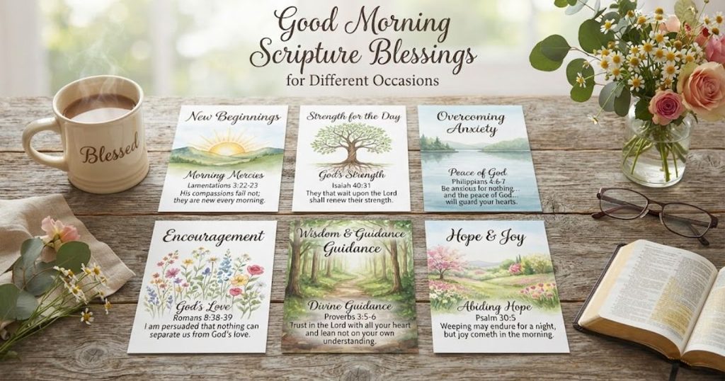Good Morning Scripture Blessings for Different Occasions