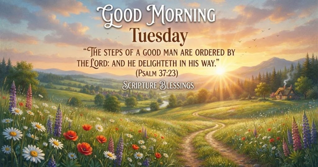 Good Morning Tuesday Scripture Blessings