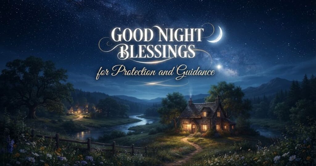 Good Night Blessings for Protection and Guidance