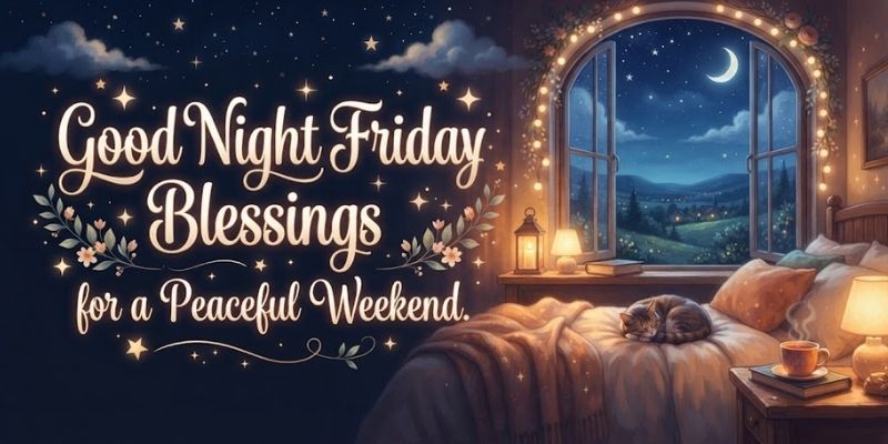 Good Night Friday Blessings for a Peaceful Weekend