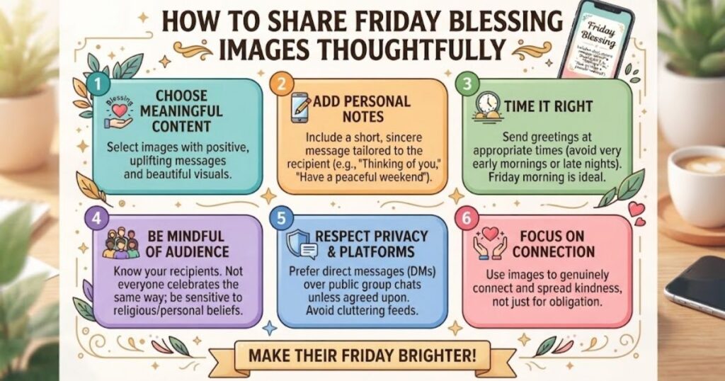 How to Share Friday Blessing Images Thoughtfully