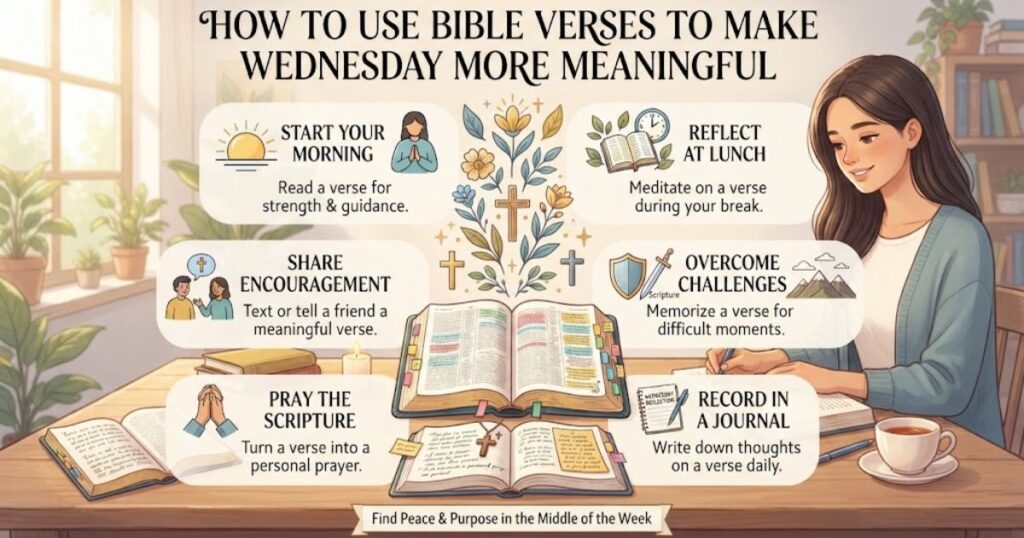 How to Use Bible Verses to Make Wednesday More Meaningful