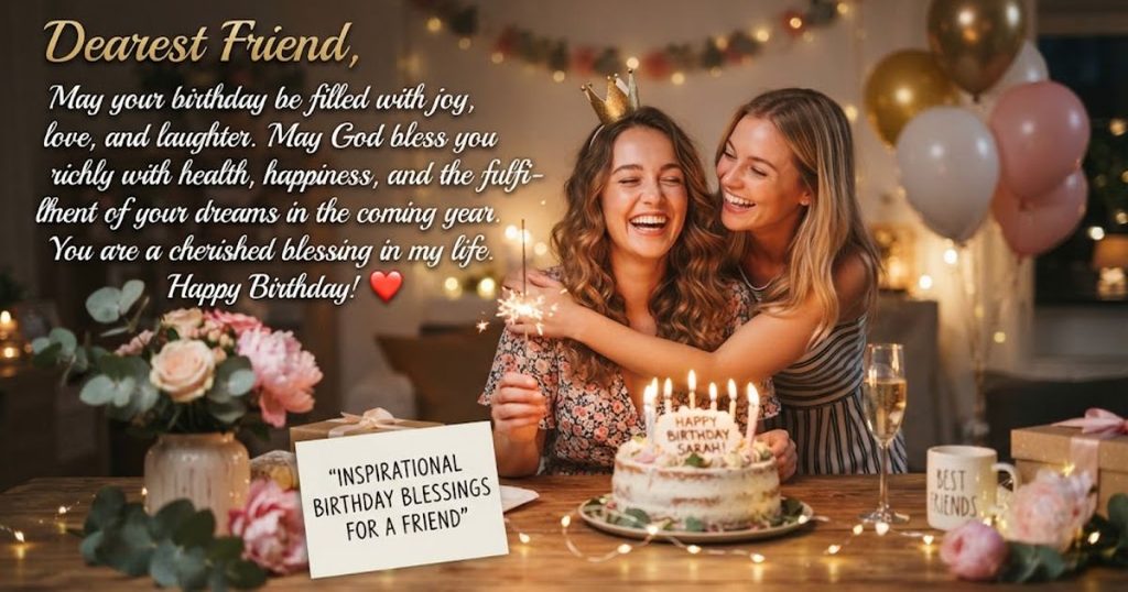 Inspirational Birthday Blessings for a Friend