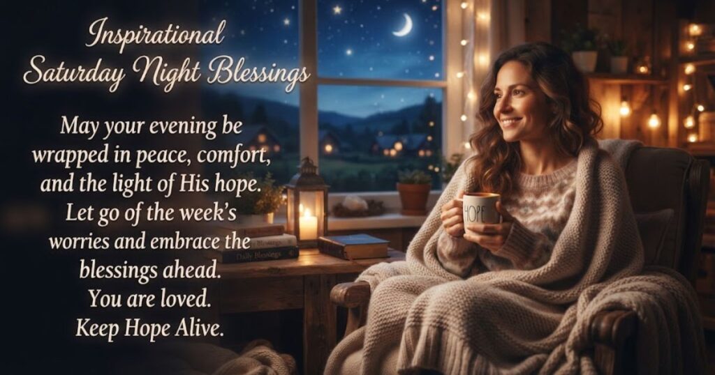 Inspirational Saturday Night Blessings for Hope