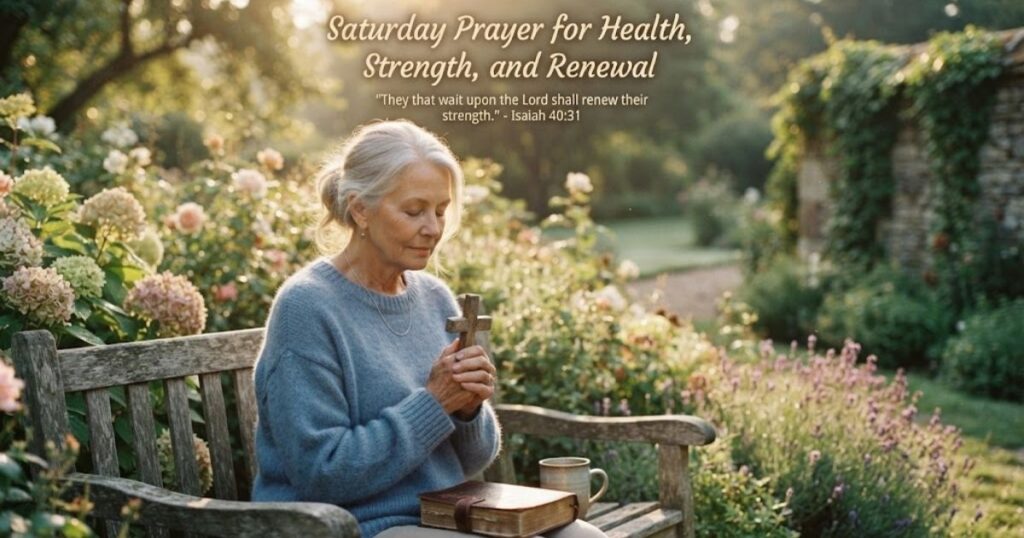 Saturday Prayer for Health, Strength, and Renewal