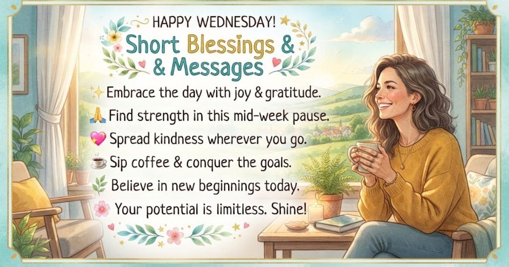 Short Wednesday Blessings and Messages