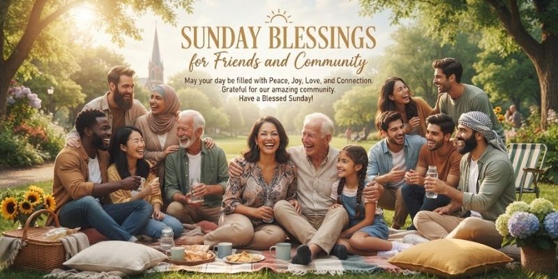 Sunday Blessings for Friends and Community